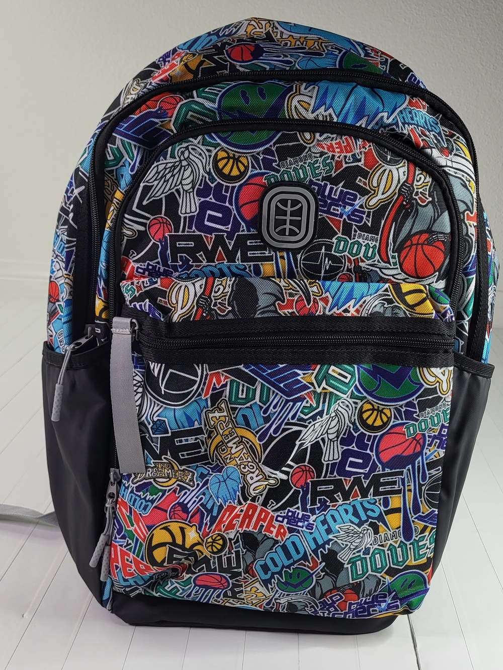 Overtime Graffiti Multi-Color Men's Backpack - Casual Everyday Big Bag 40L